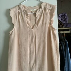 Madewell Cream Sleeveless Top